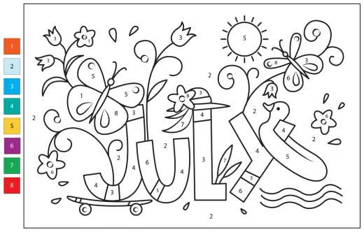 Coloring By Numbers